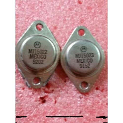 MJ15022 MJ15023 进口拆机金封功放配对管一对30元