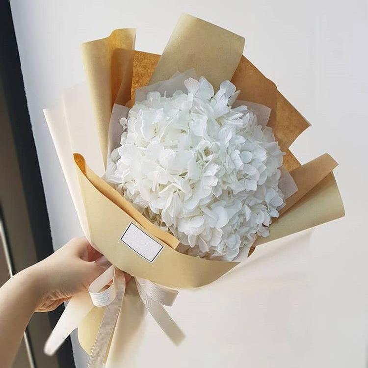 久伴包邮天然绣球干树枝干花花束真花装饰 家居墙挂客厅室内摆件