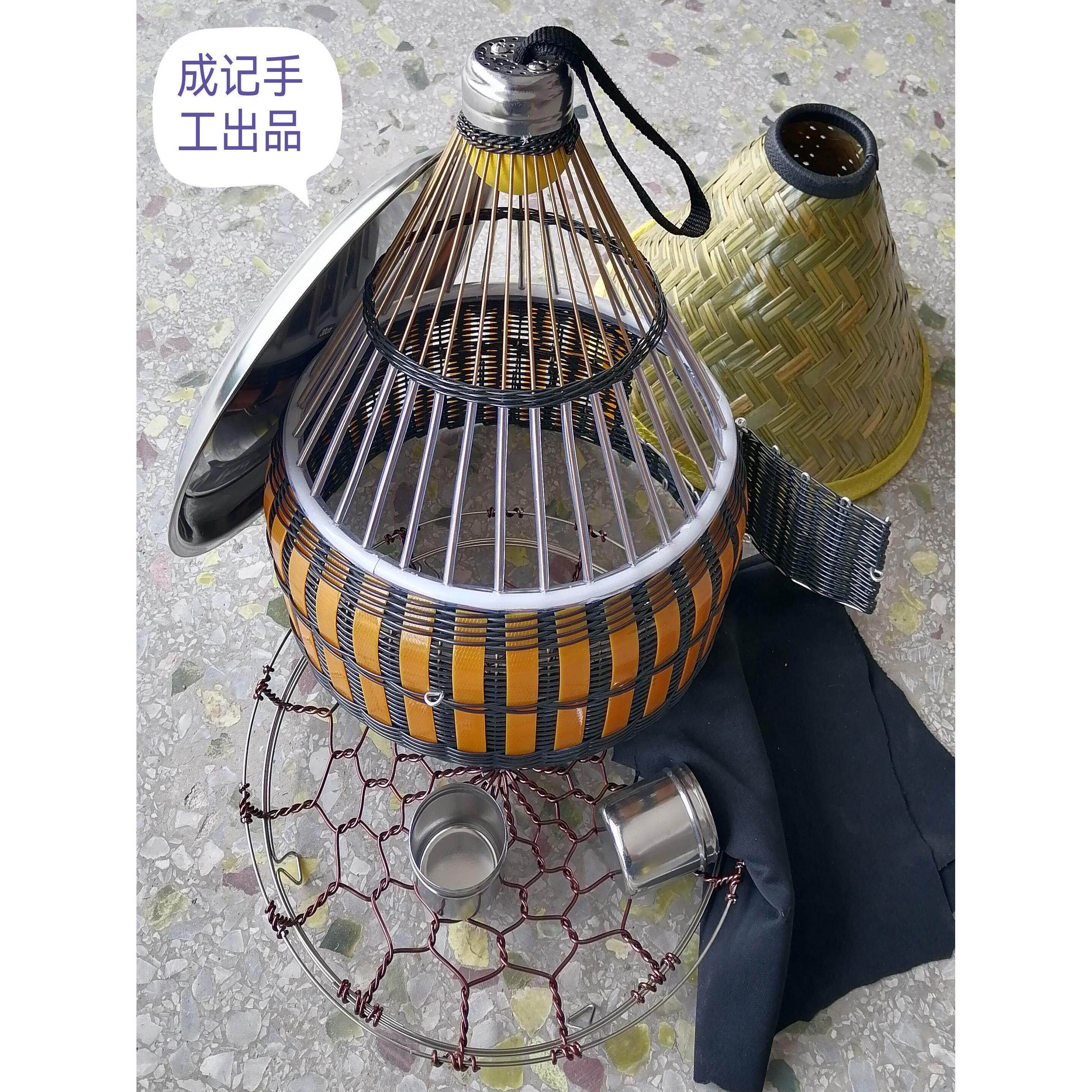 竹制鸡胗笼28cm宽成基手工竹制鸡养殖笼，鸟笼咕咕鸡笼，鸡专用