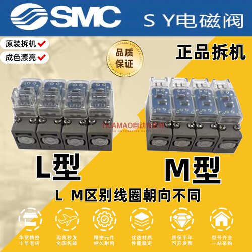 SMC电磁阀SY线圈SY3120/SY5120/7120/AC110V DC24V DC12V AC220
