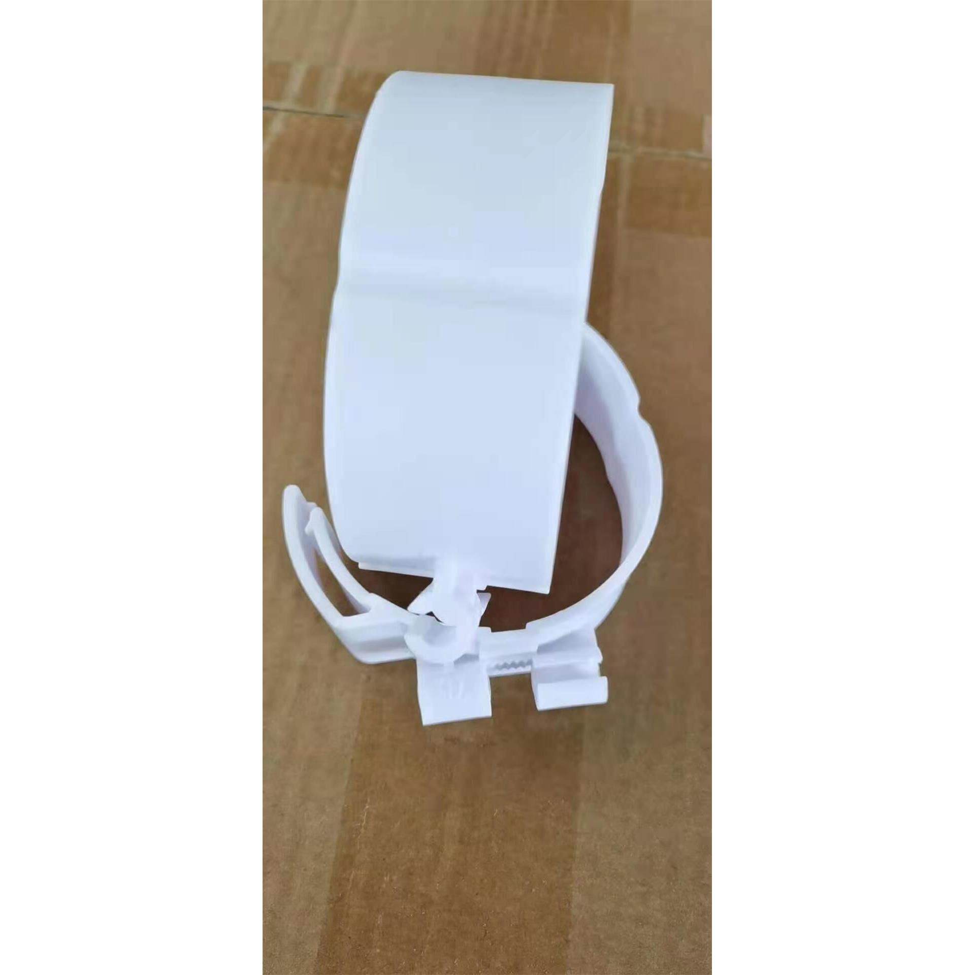 白色管卡空调水管抱箍固定吊码尼龙管卡丝杆卡扣秒扣PVC固定管卡