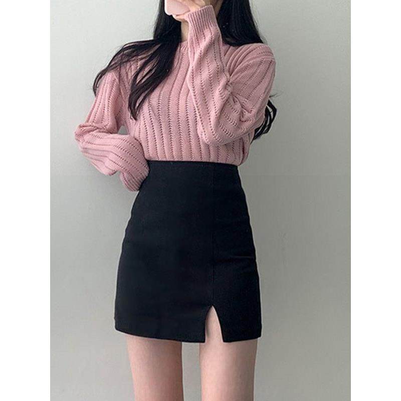 黑色半身裙女夏季小个子