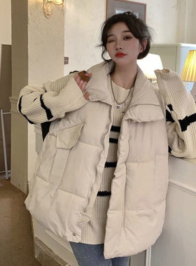 秋冬季保暖棉服马甲外套