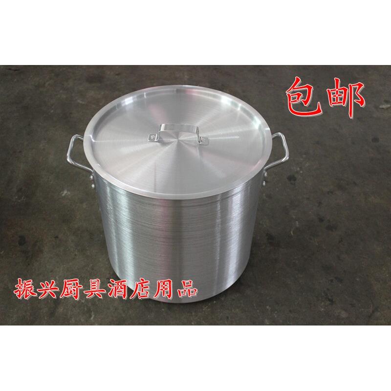 特价加厚大铝桶高身铝高锅大容量铝汤锅煮粥铝锅商用兰州拉面铝桶