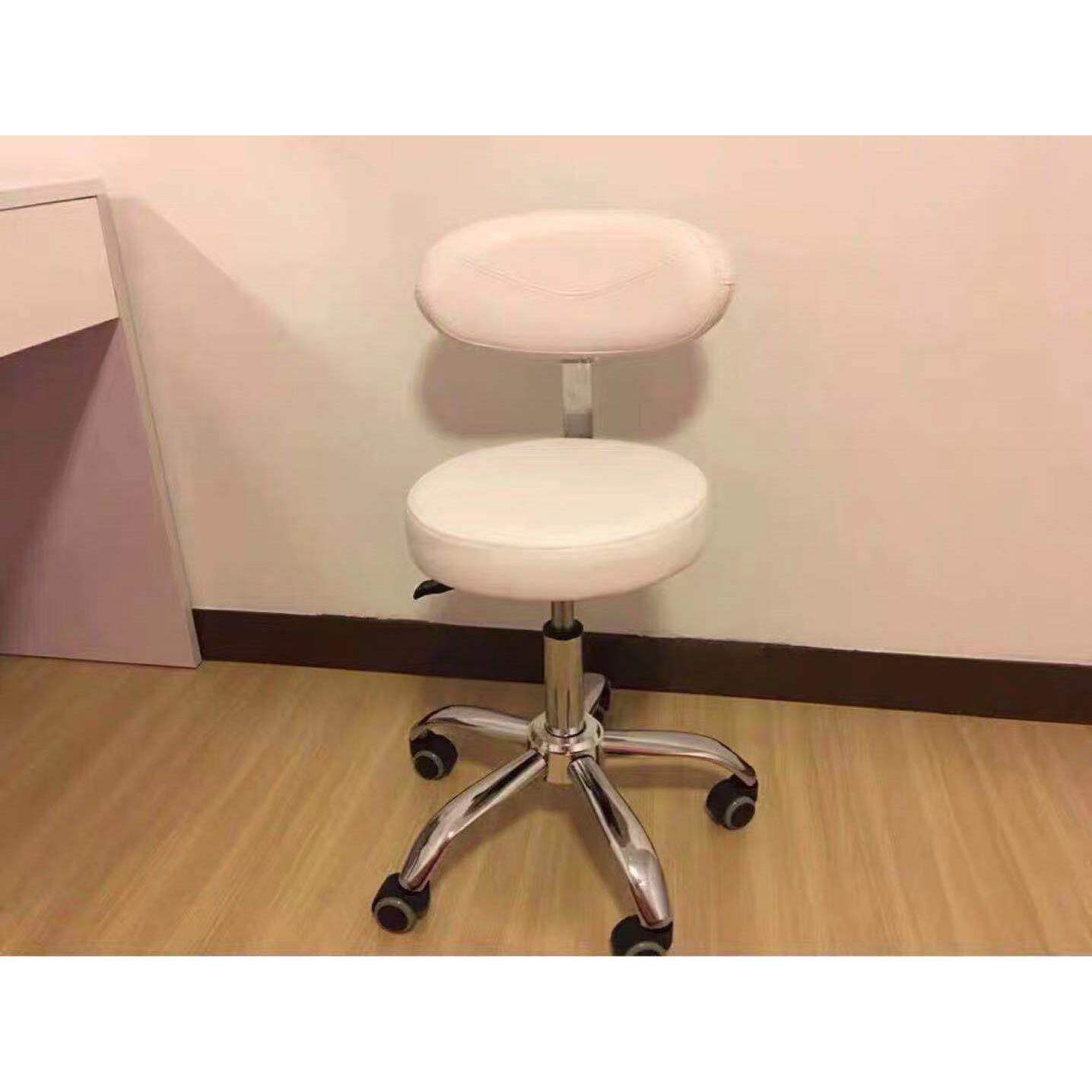 旋转可调美容凳理发店椅子美发圆凳坚固大工作凳修甲凳滑轮化妆理
