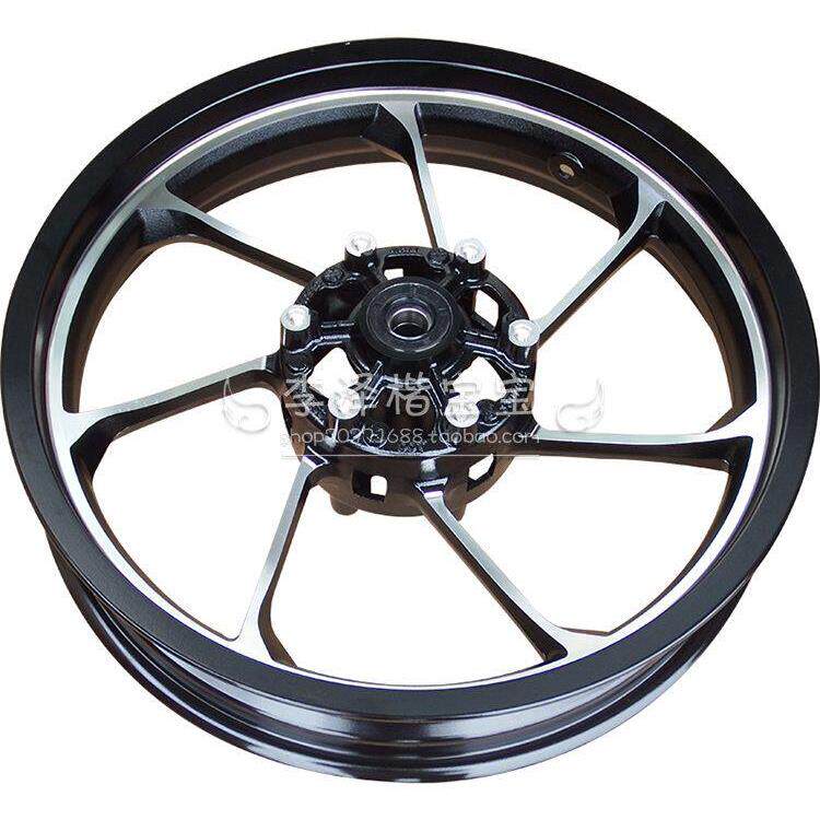 赛550前后轮轮毂Qj500Gs-7钱江赛550S前后轮轮毂铝轮毂轮胎