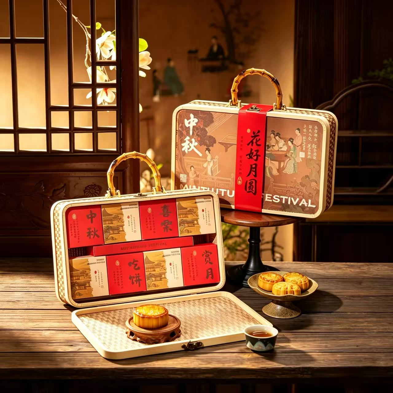 2026新款月饼包装盒高端礼盒
