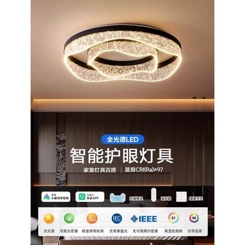 2025新款意式极简客厅吸顶灯现代简约轻奢高级感护眼大气大厅主灯