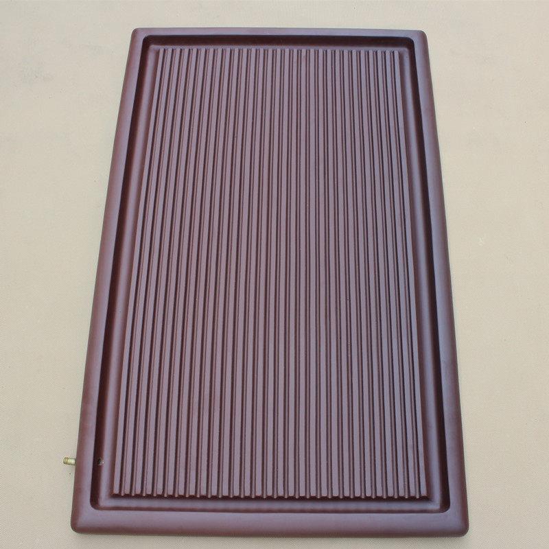 正品宜兴原矿紫砂茶盘功夫茶具排水茶海大号电木紫砂茶盘茶台茶船