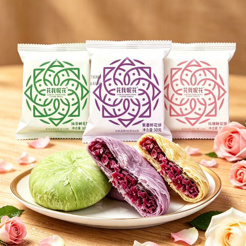 【30克】云南特产花我呢花鲜花饼玫瑰花饼正宗新鲜糕点零食