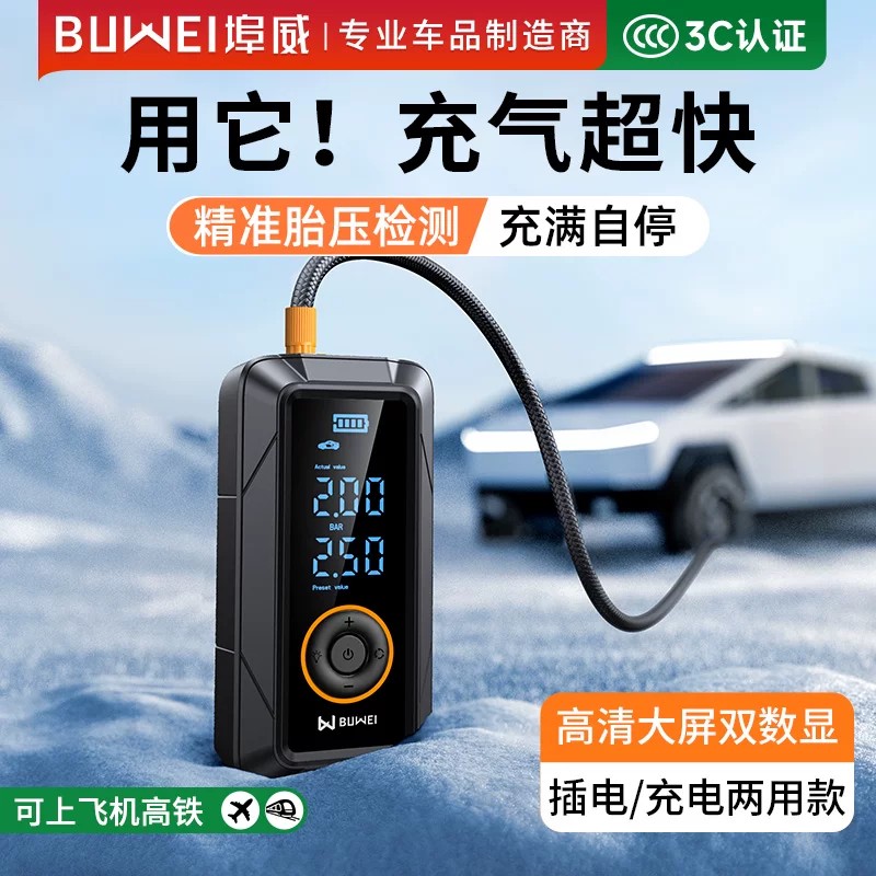 埠威车载便携式充气泵