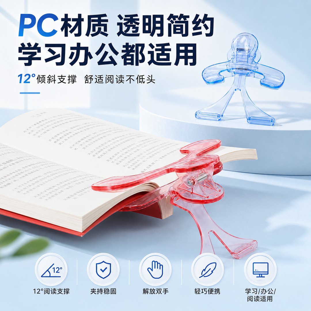 老师推荐透明感防翻页书夹