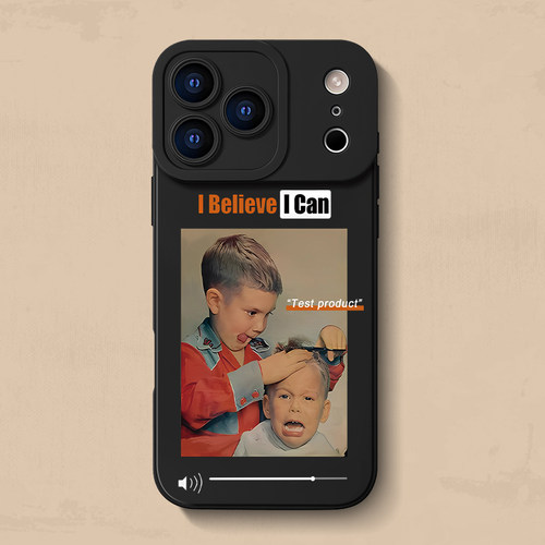 剪发男孩iPhone18手机壳