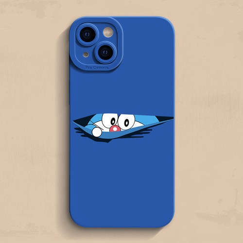 蓝胖子iPhone17手机壳