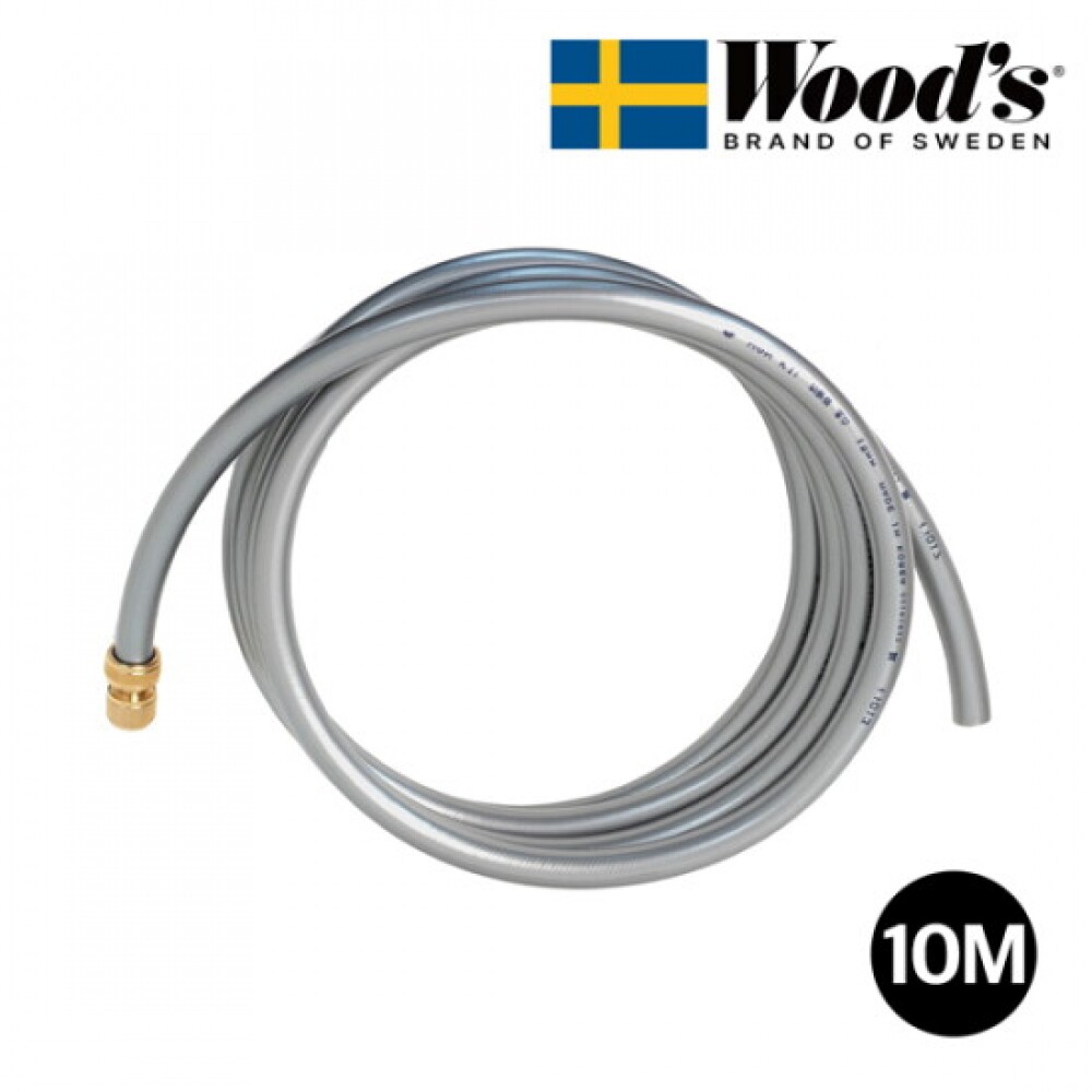 伍兹 低温除湿机专用软管 内径15mm 外径21mm 长10m 卡箍 SW-30FW