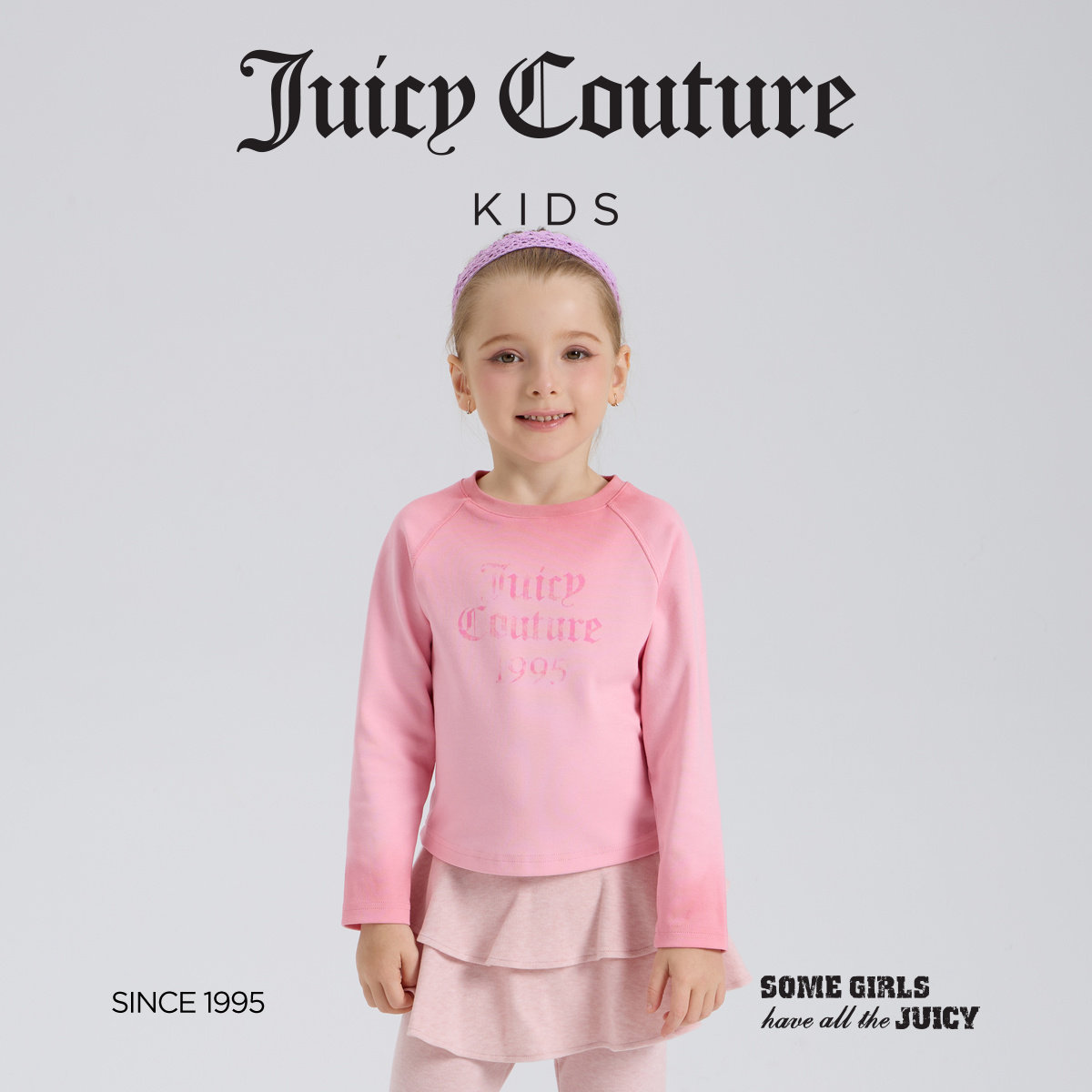 juicycouture橘滋女童长袖T恤