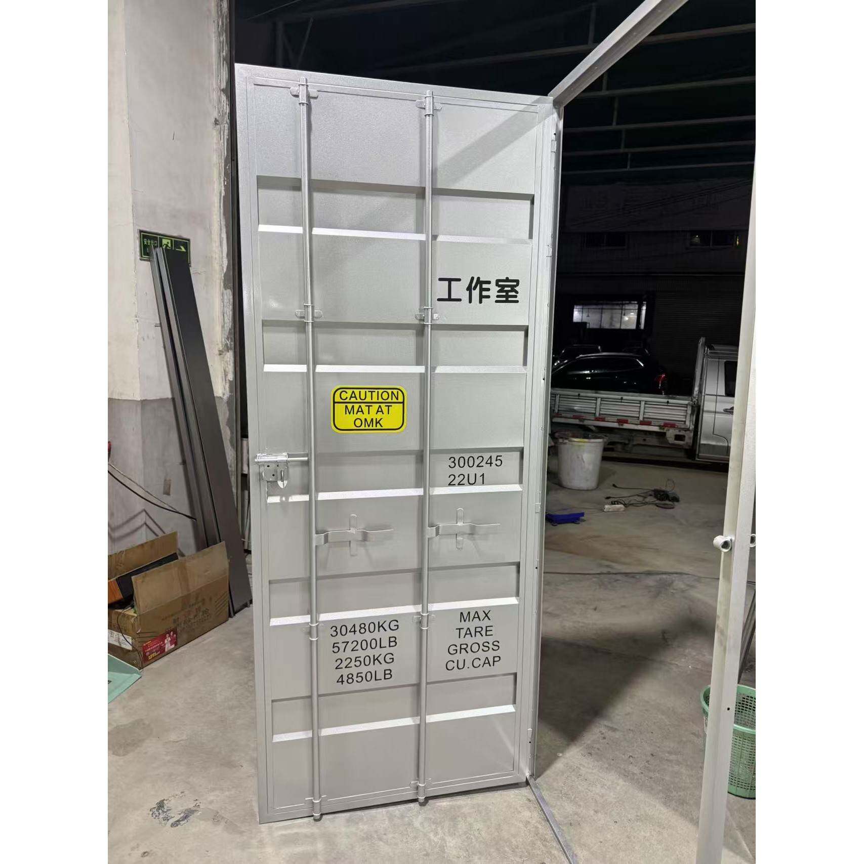 美式铁艺集装箱门工业风卫生间厕所门复古门包厢酒吧谷仓网红定制