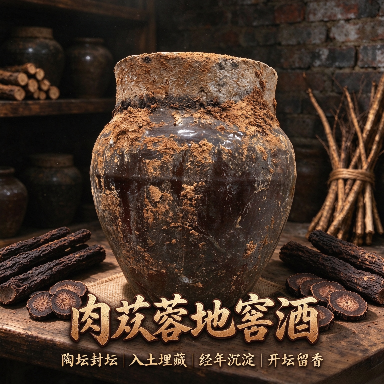 肉苁蓉地窖酒40度10斤纯粮食泡酒