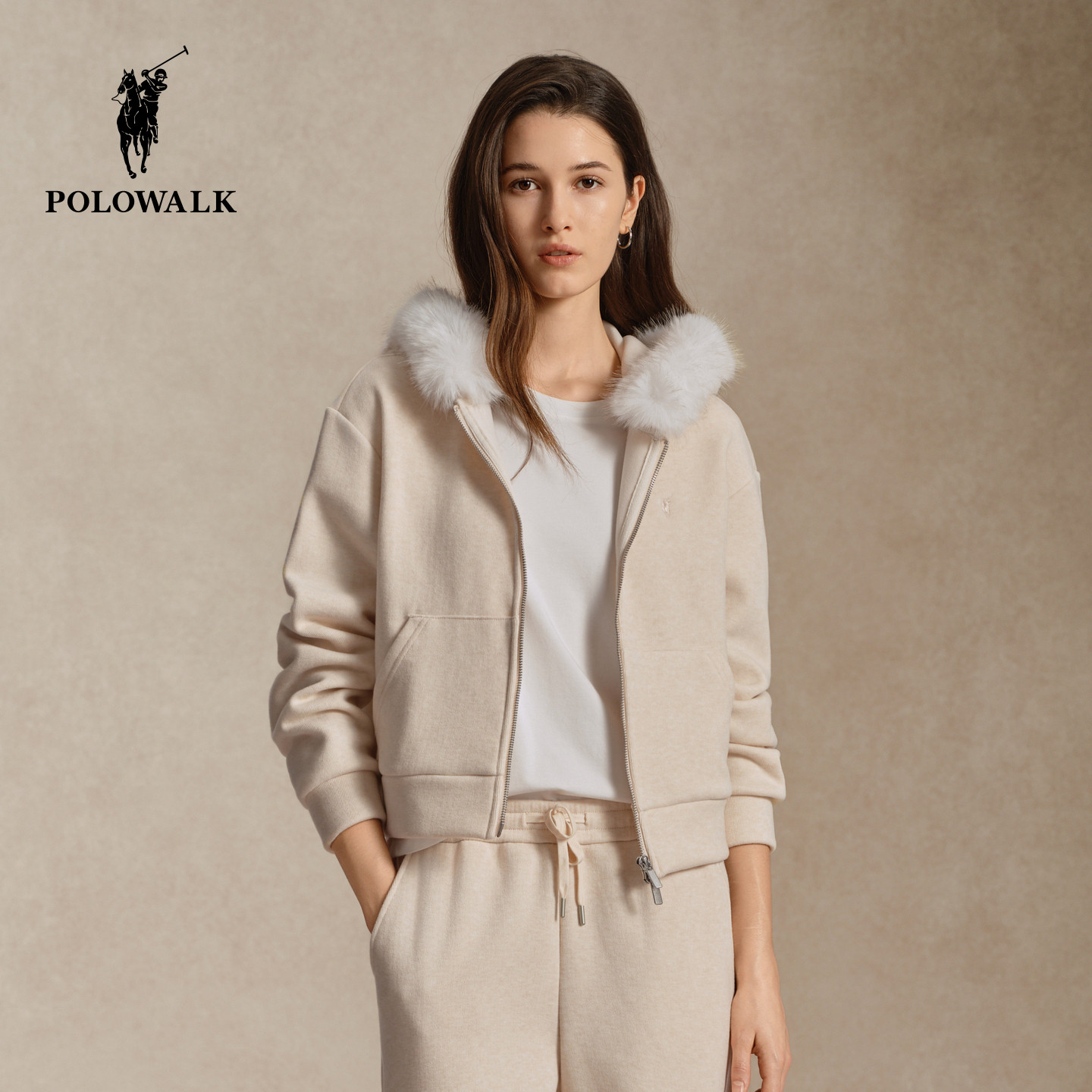 POLOWALK女装秋冬新品卫衣套装