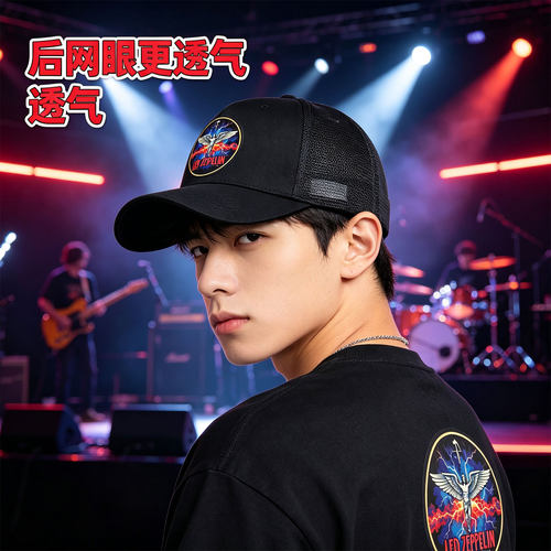 休闲百搭潮流印花高清帽子