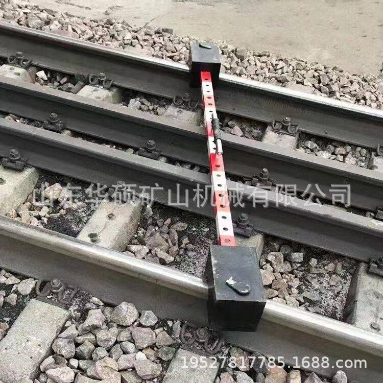 供应防P溜枕木R-00便携式双头挡车止轮枕木铁路轨道用防溜枕木