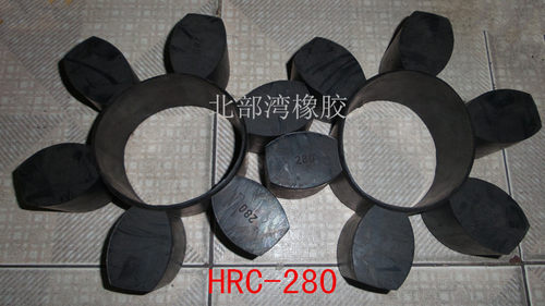 空压机专用联轴胶 弹性垫 梅花胶垫 联轴器HRC230联轴胶 减震轮块