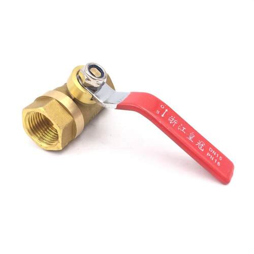 皇冠218铜球阀家用自来水开关阀黄铜球阀水表开关阀丝扣阀4分-2寸