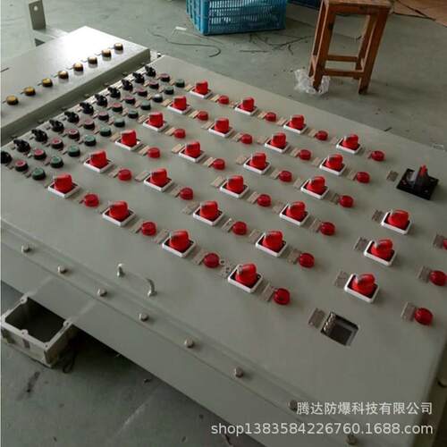钢板防爆柜 落地立式柜 成套定 制防爆柜体  浙江厂家腾达