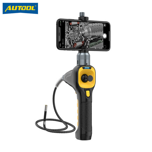 AUTOOL SVB303手机内视镜汽车维修360度转向引擎缸内高画质摄影头