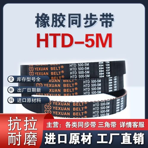 橡胶同步带HTD-5M1590 1595 1605 1610 1635 1640 1660 1670 1675
