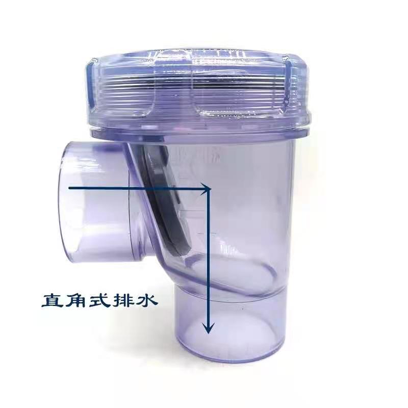 厨房50PVC立式排水管防返水下水管道防臭翻板式止回阀竖装逆止阀