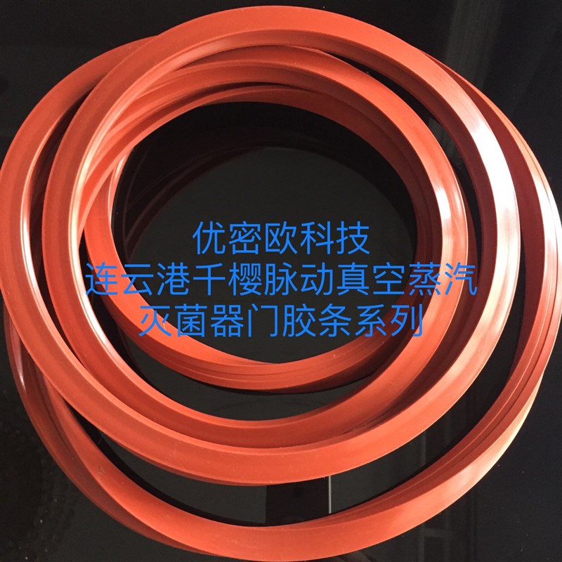 连云港千樱脉动真空灭菌器胶条1.2立方3580 3053灭菌柜门胶条