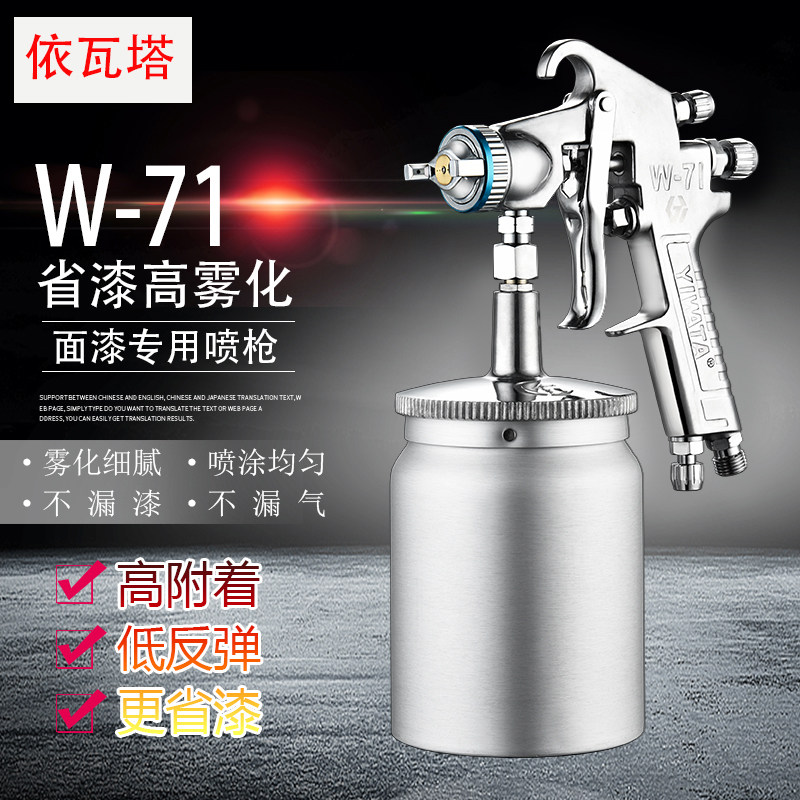原装依瓦塔W-71-77喷枪喷漆 工具W-101汽车油漆喷壶 喷枪 喷漆枪