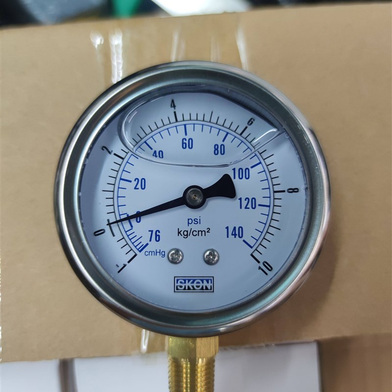 SKON油压表YN-60型号 装修水电工程用60油表 真空压力表-76+10KG