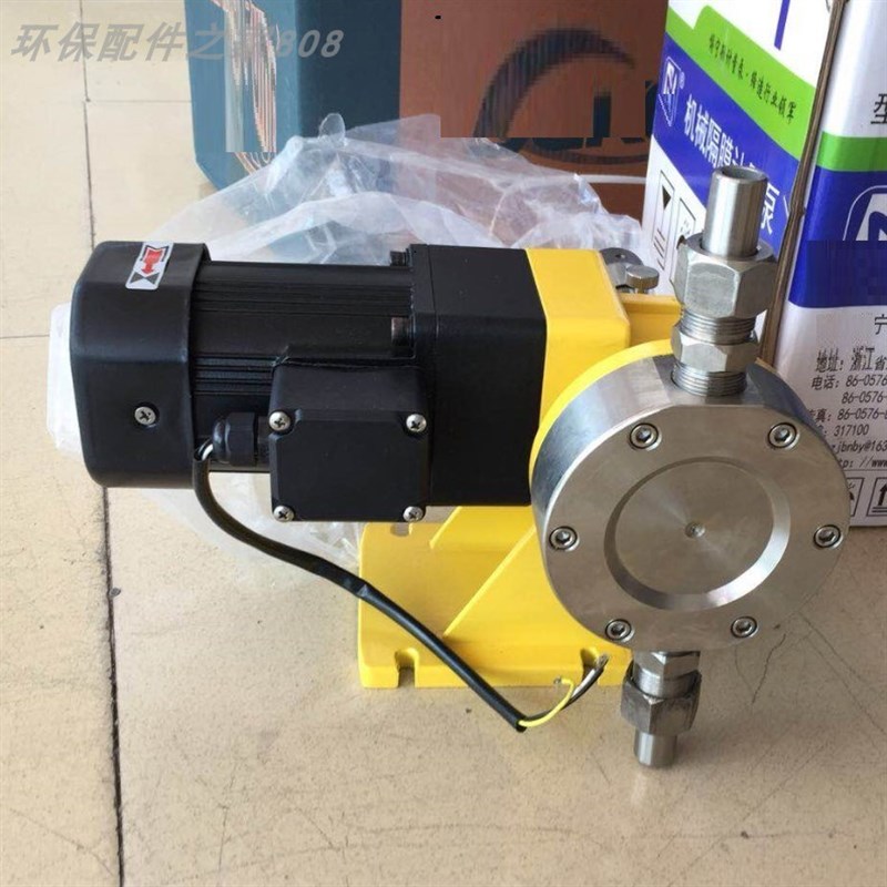 不锈钢304泵头隔膜计量泵投加药剂JWM加药泵 三/两相电动水流量泵