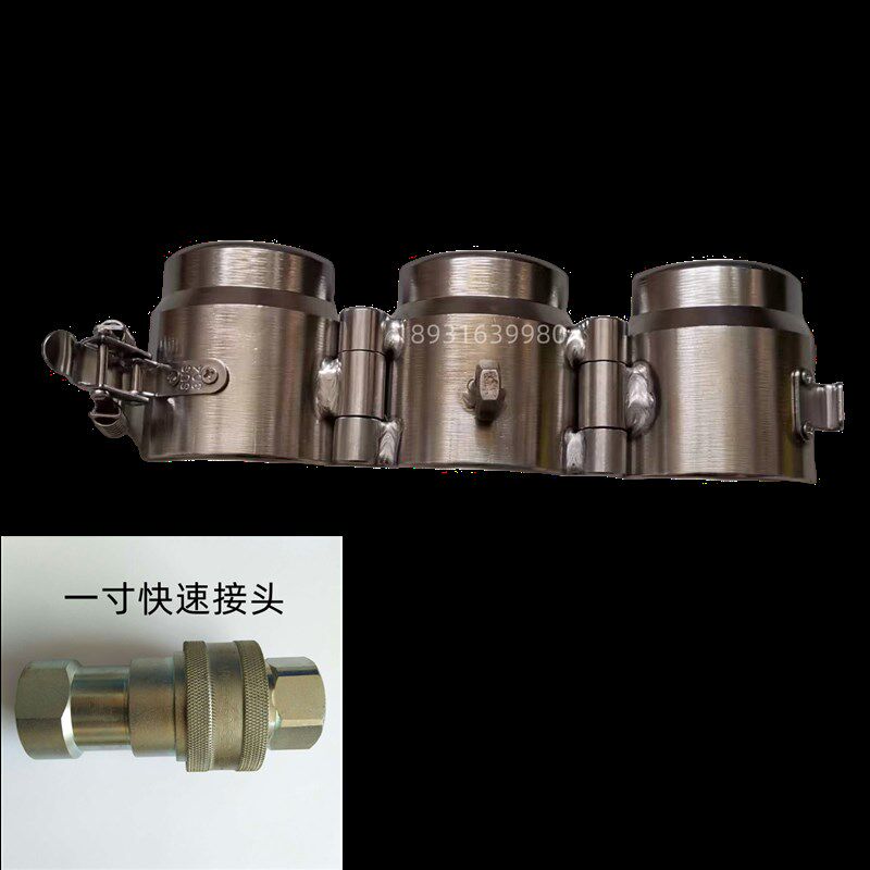 cng加气站槽车一寸快接头软管快装接头不锈钢防脱落装置安全锁扣