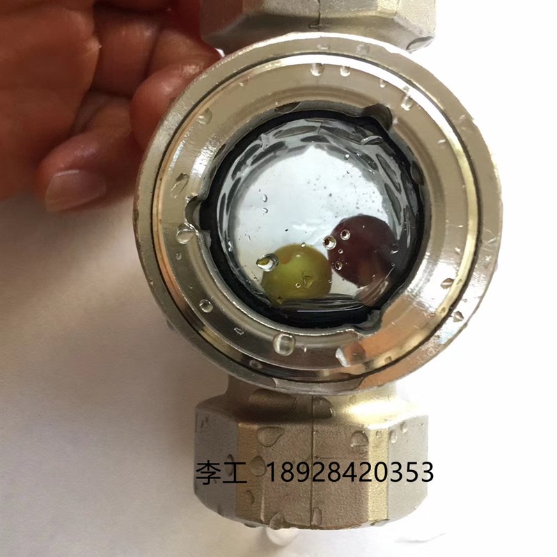 不锈钢浮球水流指示器 直通跳球流量视镜 观察显示器SG-FQ11-26