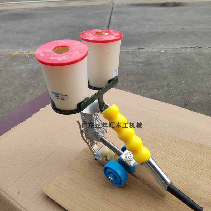 建达隆手动木皮拼缝机木工手提拼缝机JD-2双头拼缝线黏贴木皮