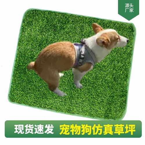 狗狗厕所仿真草坪可清洗狗厕所草垫宠物训练仿真草坪垫狗窝尿垫