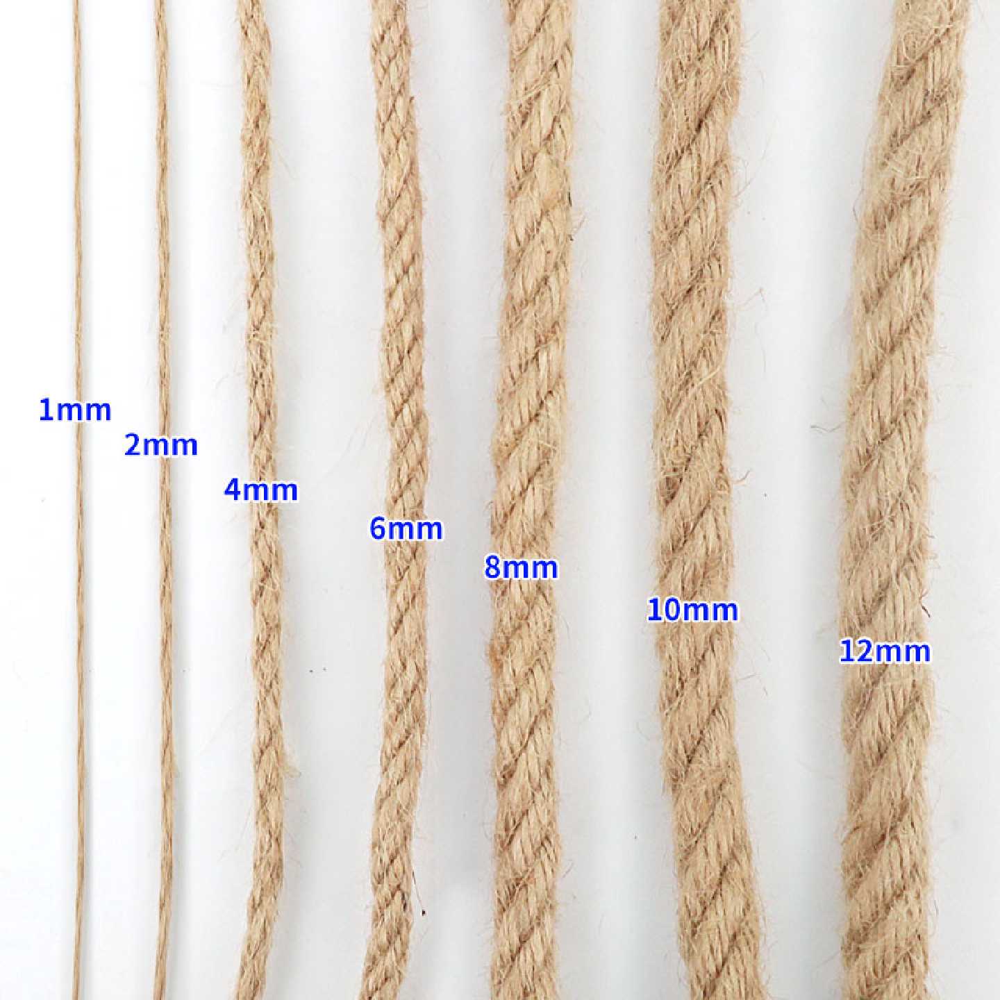 麻绳蛋糕手工装饰diy挂照片麻线绳材料包装粗细编织绳子挂画打包