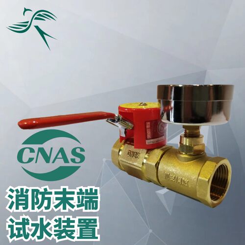 末端试水装置dn25带证115消防身份证 3C认证ZSPM80喷淋末端试水阀