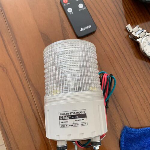 海天注塑机配件 LED双色报警灯原装SMCL80-BZ-2带蜂鸣器