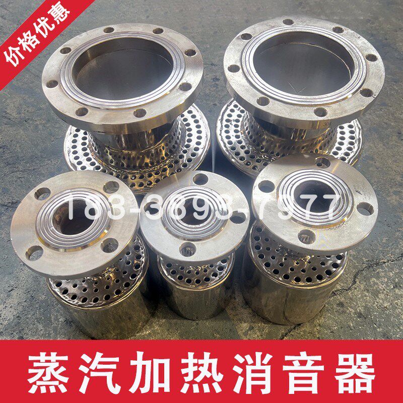 蒸汽入水加热消音器喷射潜水式热水箱浴池用浸没式汽水混合消音器