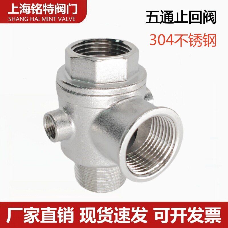 304不锈钢五通止回阀变频水泵洒水/浇水壶