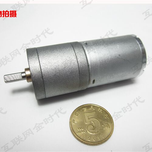 25GA370直流减速电机马达6V12V24V智能机器人模型小车大扭矩低速