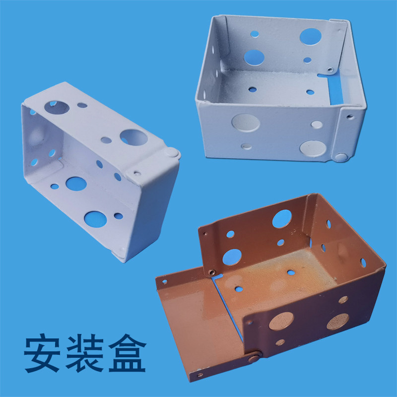 手拉式木百叶窗帘卡扣配件支架侧顶通用安装四角盒边码托架固定座图片