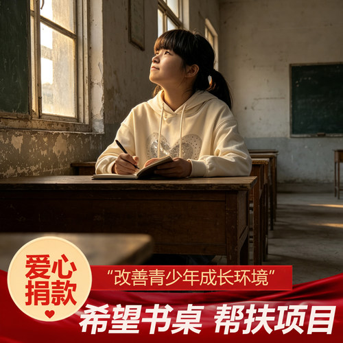 【慈善捐款】为乡村学校的孩子添一套安稳的课桌椅 公益捐助 捐赠