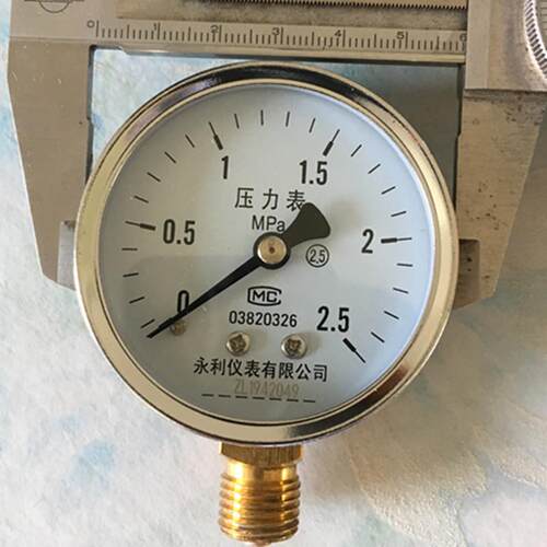 空压机数位压力表 0-2.5MPA 25kg 电动打气泵压力仪表 Y60型