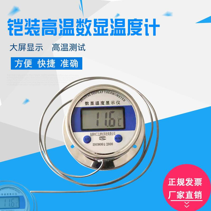 耐高温数显温度计工业级高精度油炸锅烤箱煲汤熬糖熬膏药用测温表