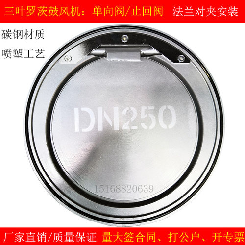 三叶罗茨鼓风机DCV型单向止回阀 管道逆止阀 蝶阀 DCV-100 200